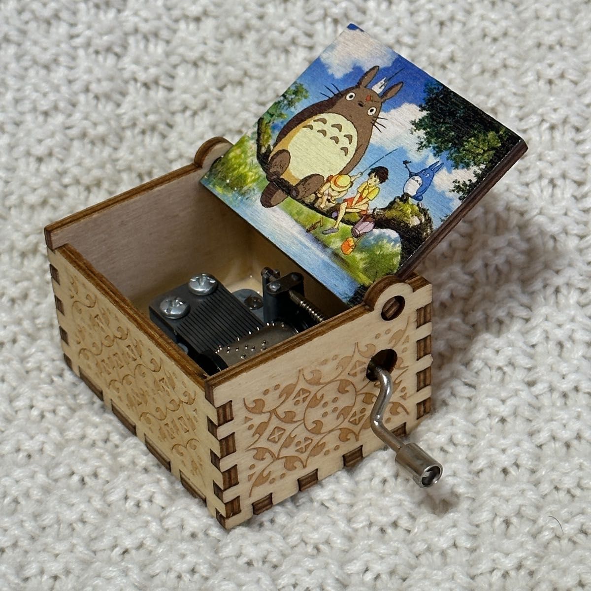 となりのトトロ ミニオルゴール 手回しオルゴール 風のとおり道 となりのトトロ ミニオルゴール 手回しオルゴール 風のとおり道