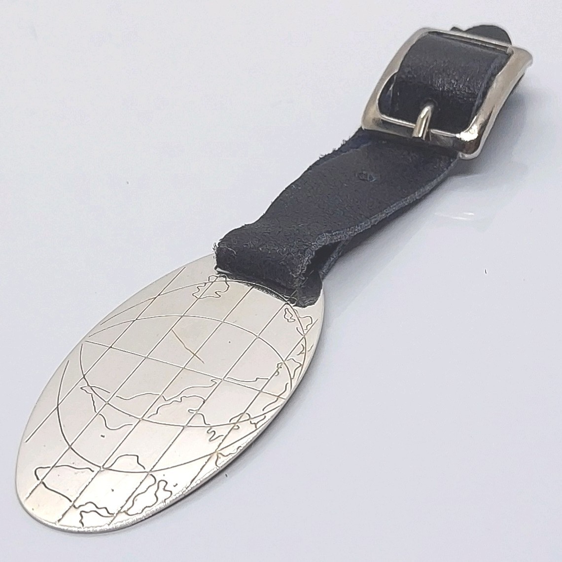  Tiffany TIFFANY SV925 plate bag charm key holder key ring belt type silver 