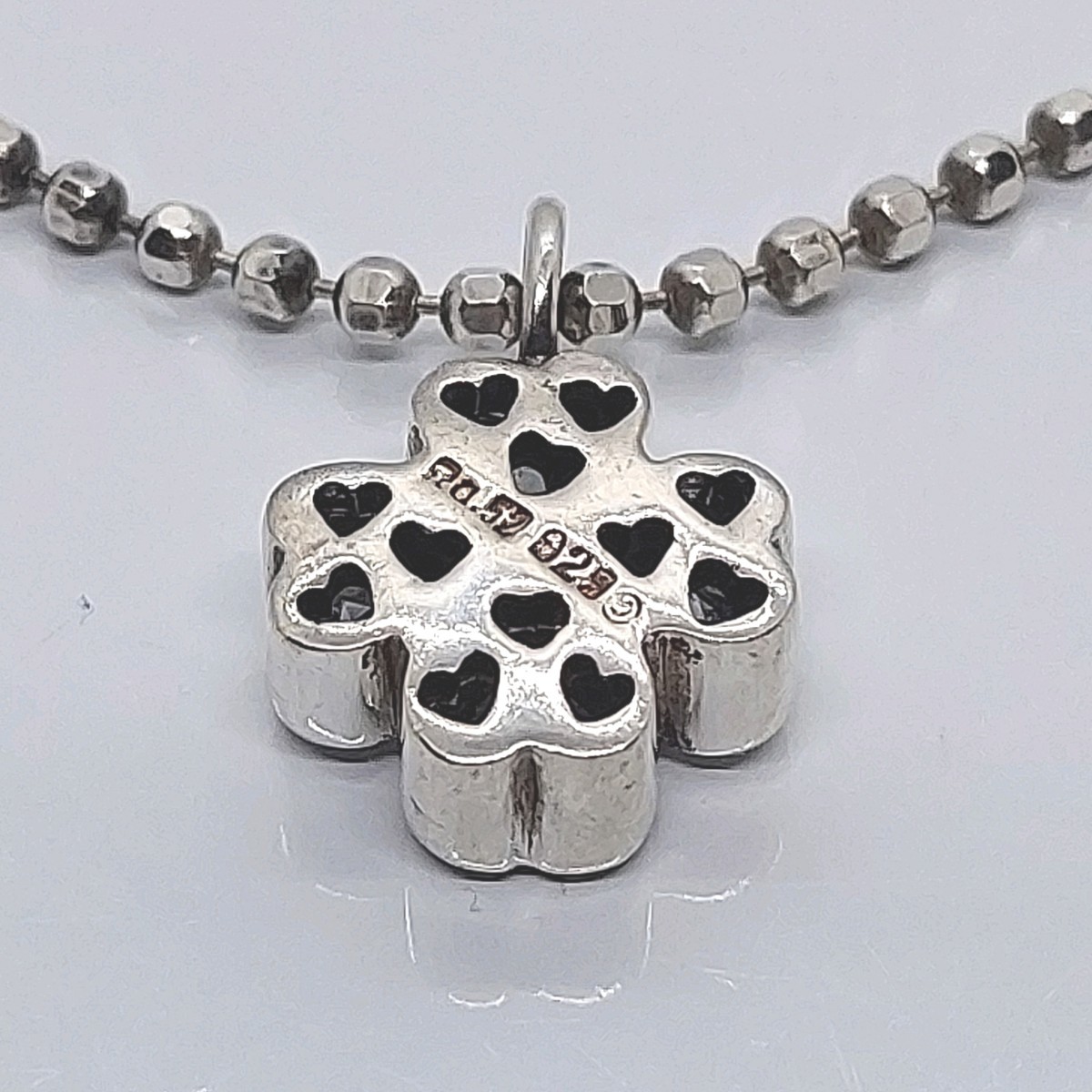  storage bag attaching Folli Follie Folli Follie SV925 4.. heart motif necklace silver 