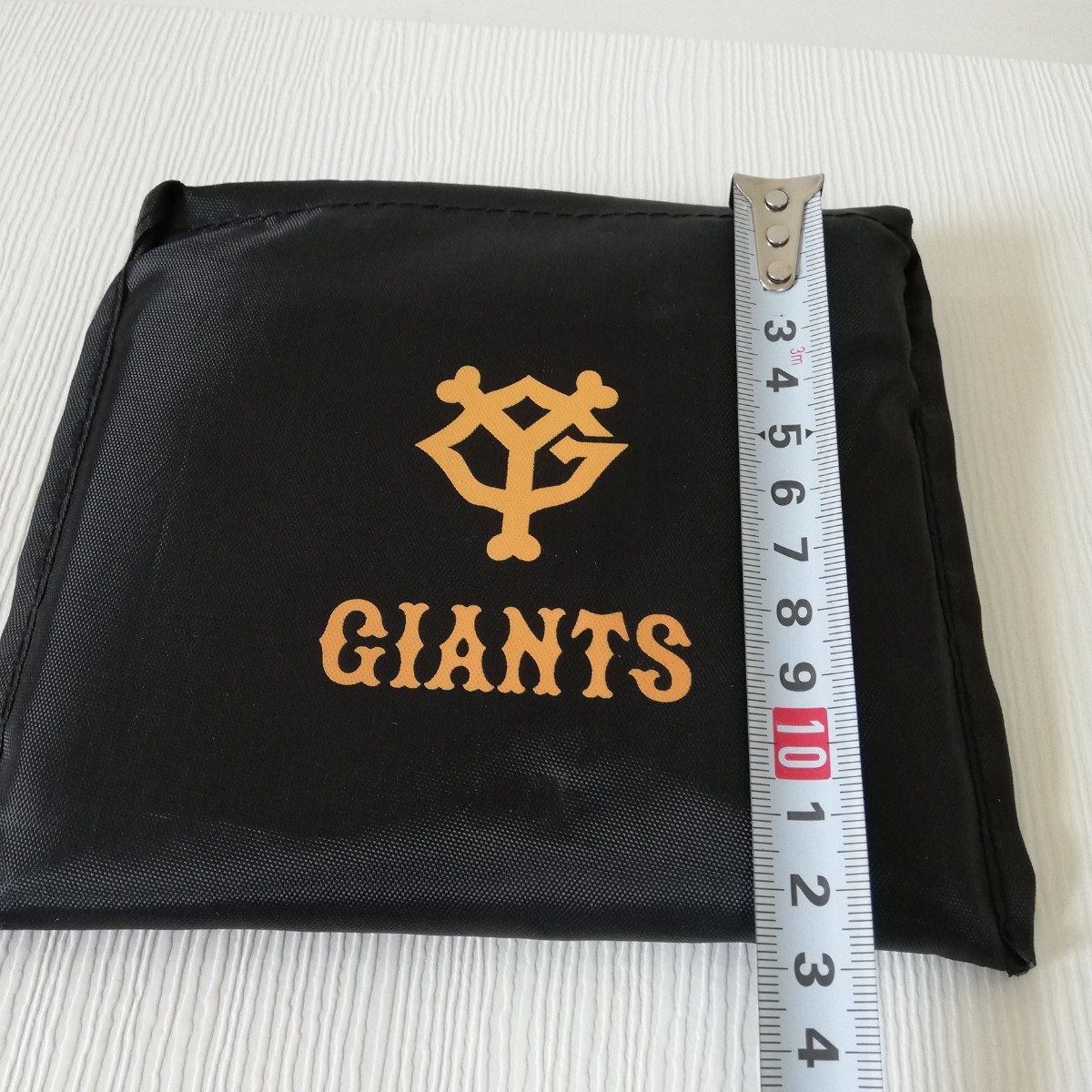 GIANTS ジャイアンツ ロゴ 折りたたみエコバッグ ブラック 未使用品 [ナイロンバッグ トートバッグ エコバッグ トート]_画像7