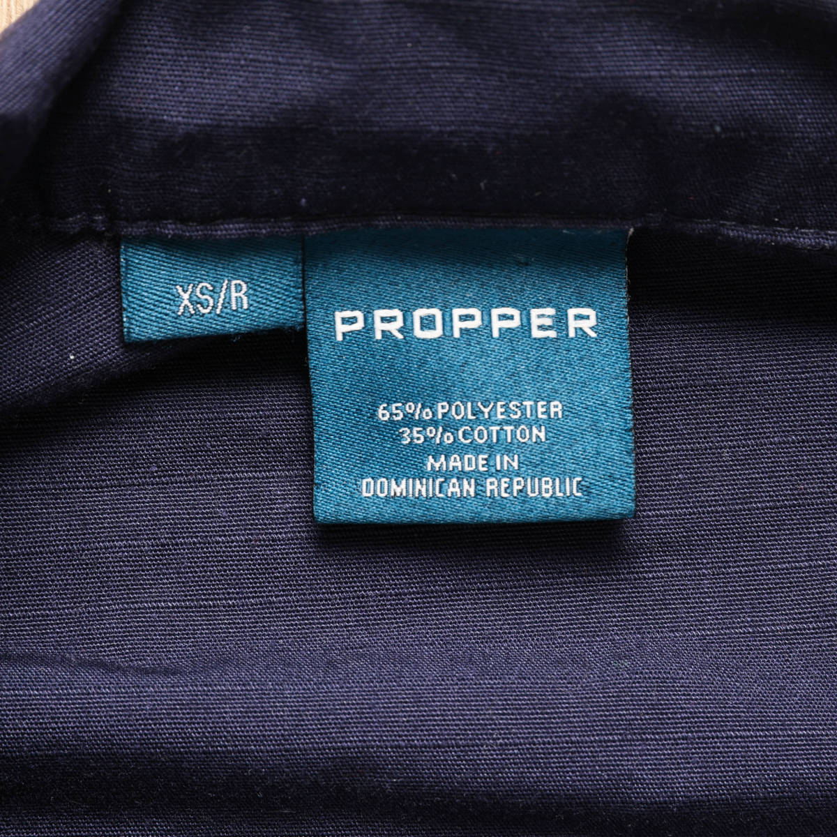 PROPPERプロッパー◆リップストップ TAC SHIRT◆ネイビー◆サイズXS-Rの画像5