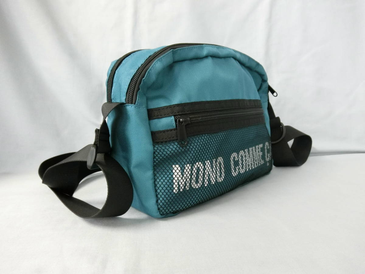  mono Comme Ca shoulder bag MONO COMME CA green beautiful goods 26×18×8cm