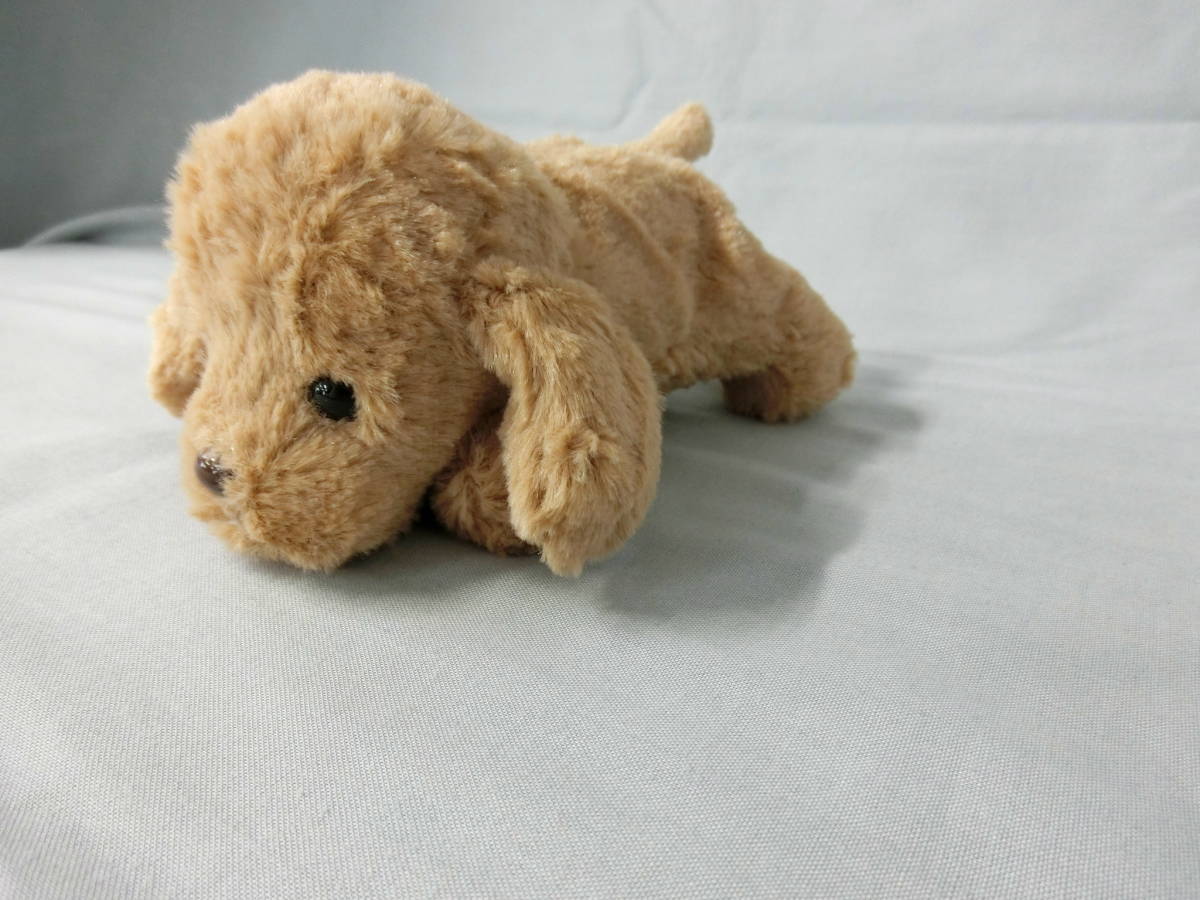 モンスイユ トイプードル ぬいぐるみ 全長:約15cm 茶色 犬 モンスイユ トイプードル ぬいぐるみ 全長:約15cm 茶色 犬