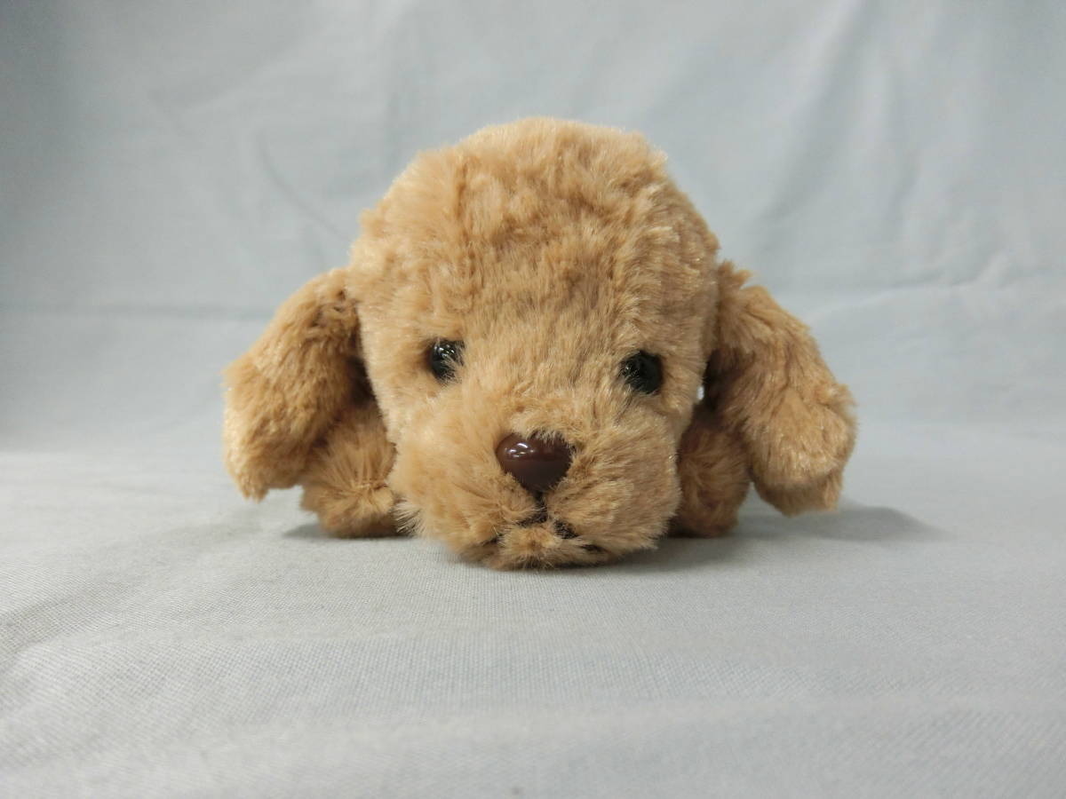 モンスイユ トイプードル ぬいぐるみ 全長:約15cm 茶色 犬 モンスイユ トイプードル ぬいぐるみ 全長:約15cm 茶色 犬