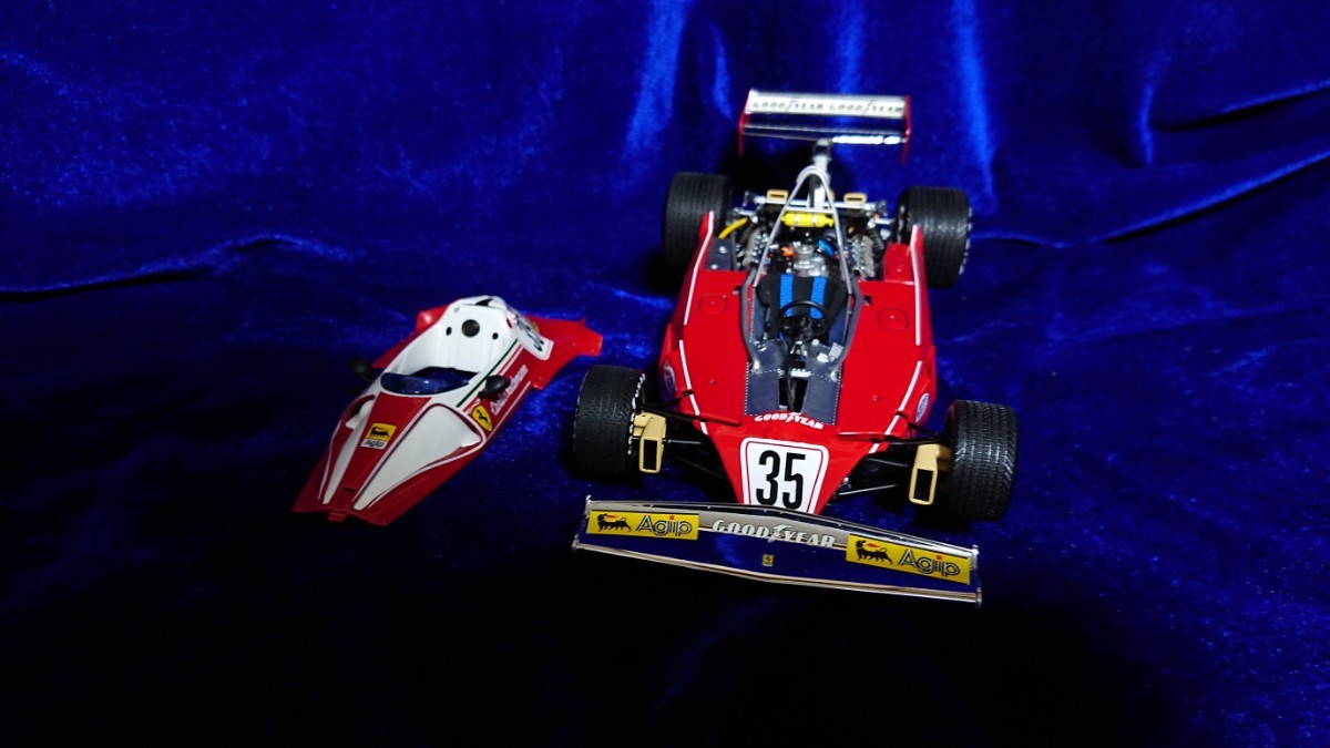 1/18 EXOTO Exoto FERRARI Tipo 312T2 1976 GP of Italy #35karu Roth roite man Rain Tires GPC97132 low re\'76 no. 13 битва Ferrari 