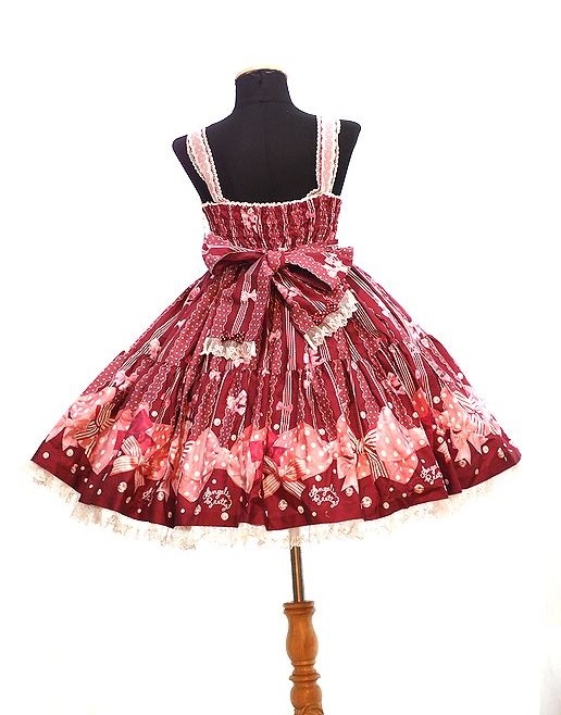 新品 Angelic Pretty ジュエルリボンティアード ジャンパースカート JSK アンジェリックプリティ_画像4