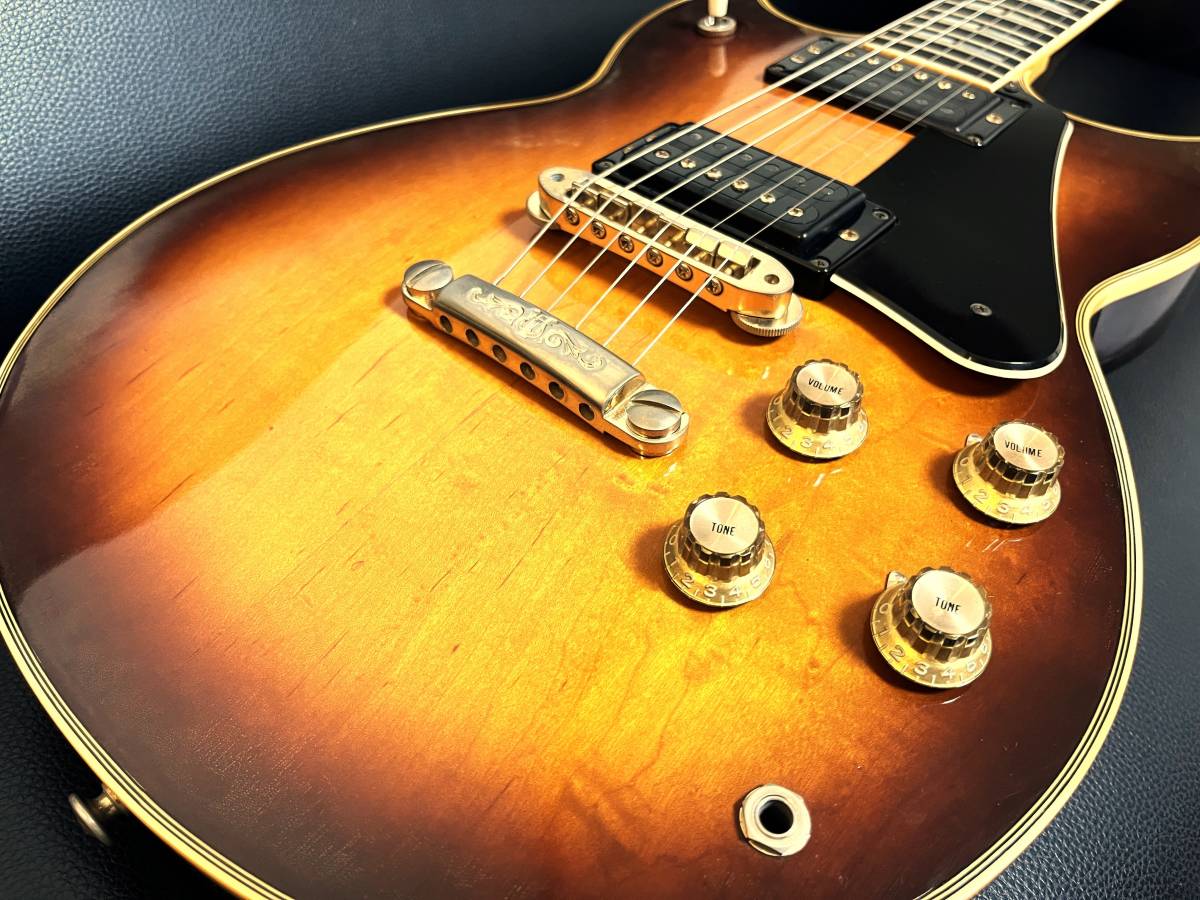 2023 Premium SG Collection-26★YAMAHA SG1000 ブラウンサンバースト 最初期型ラージヘッド 純正ハードケース付 美品・超希少!★
