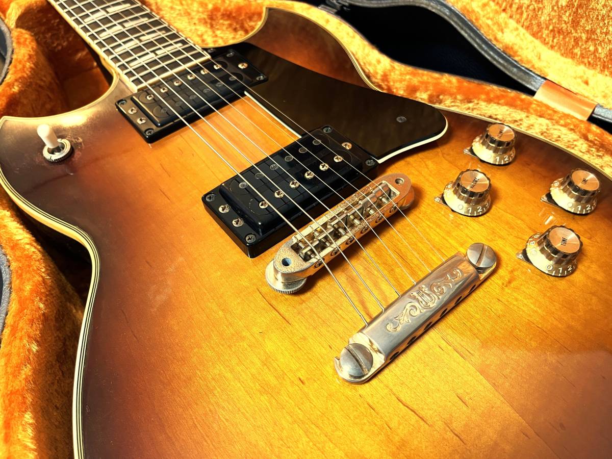 2023 Premium SG Collection-26★YAMAHA SG1000 ブラウンサンバースト 最初期型ラージヘッド 純正ハードケース付 美品・超希少!★