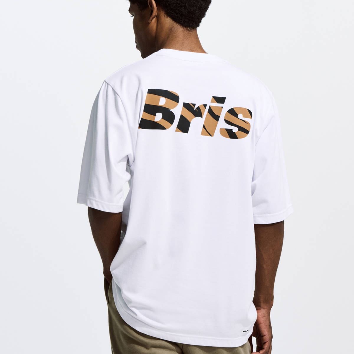 AW新品L黒F C Real BristolバギーTシャツBIG LOGO BAGGY TEE