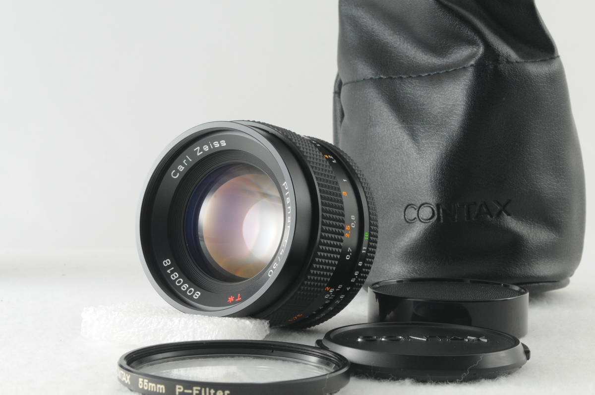 コンタック ヤフオク! CONTAX Planar 50mm F1.4 T MMJ コ... - 訳アリ