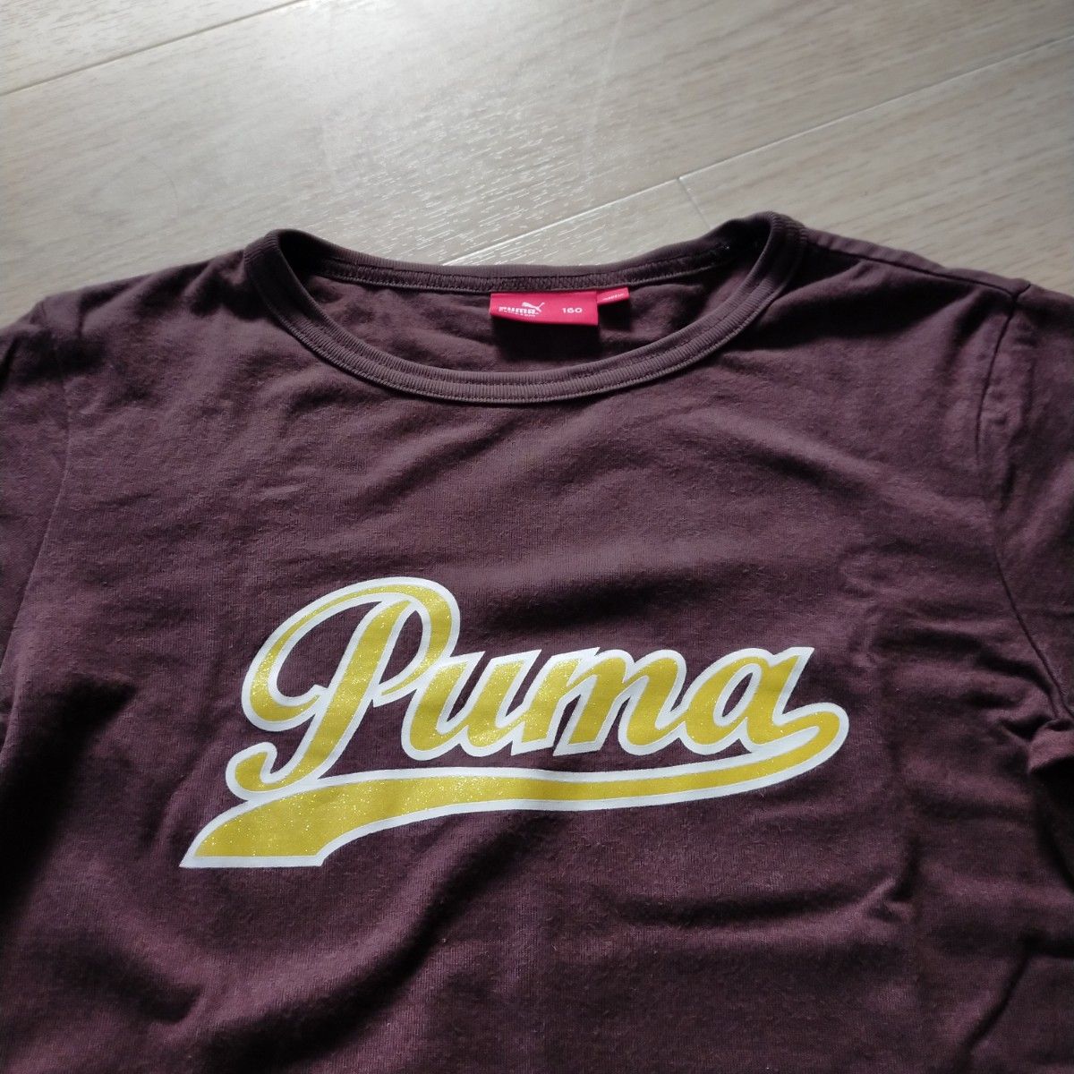 PUMA　重ね着風長袖Tシャツ　やや難あり