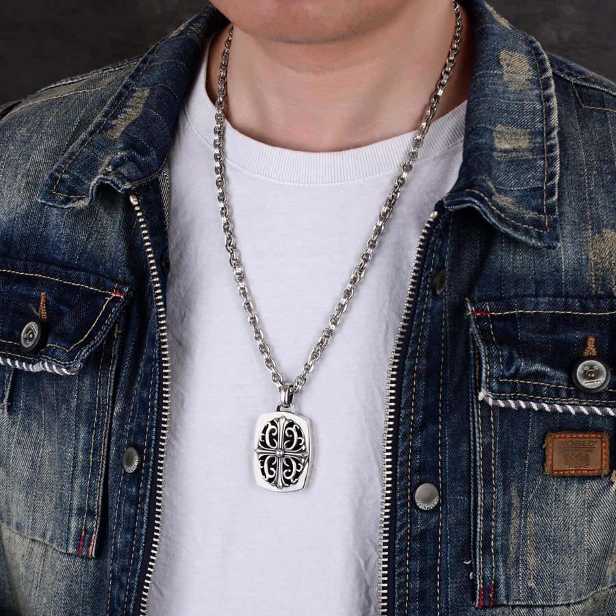 シルバー製 刻印あり ネックレストップ キーパーペンダント シルバー製 刻印あり ネックレストップ キーパーペンダント