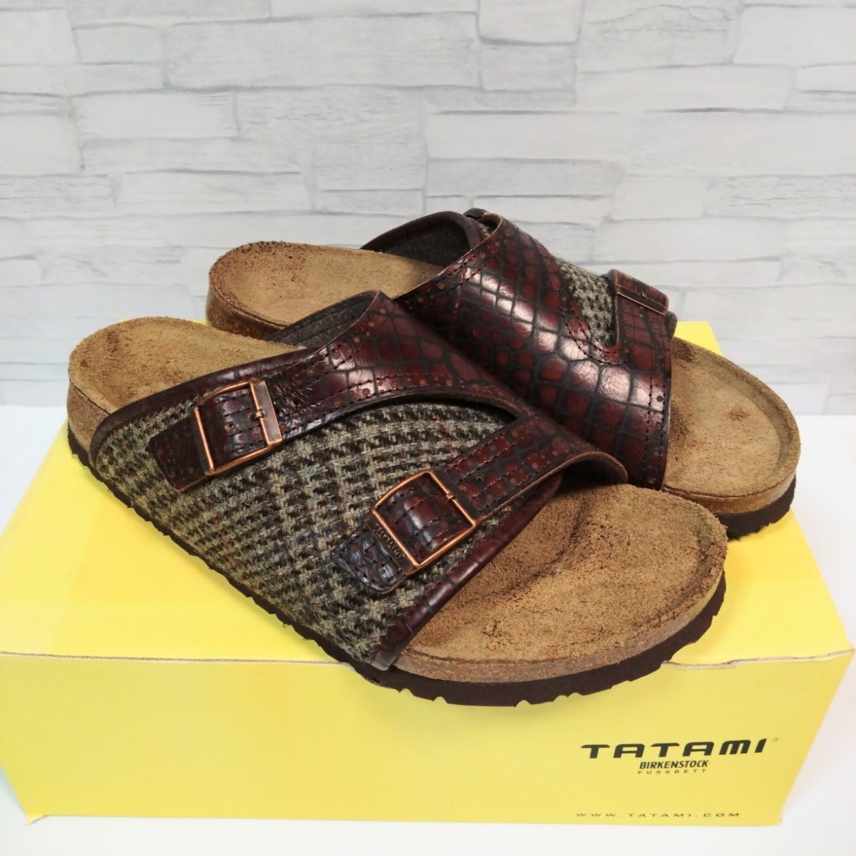 【未使用品】TATAMI Pilica タタミ ピリカ BIRKENSTOCK ビルケンシュトック レザーサンダル_画像9