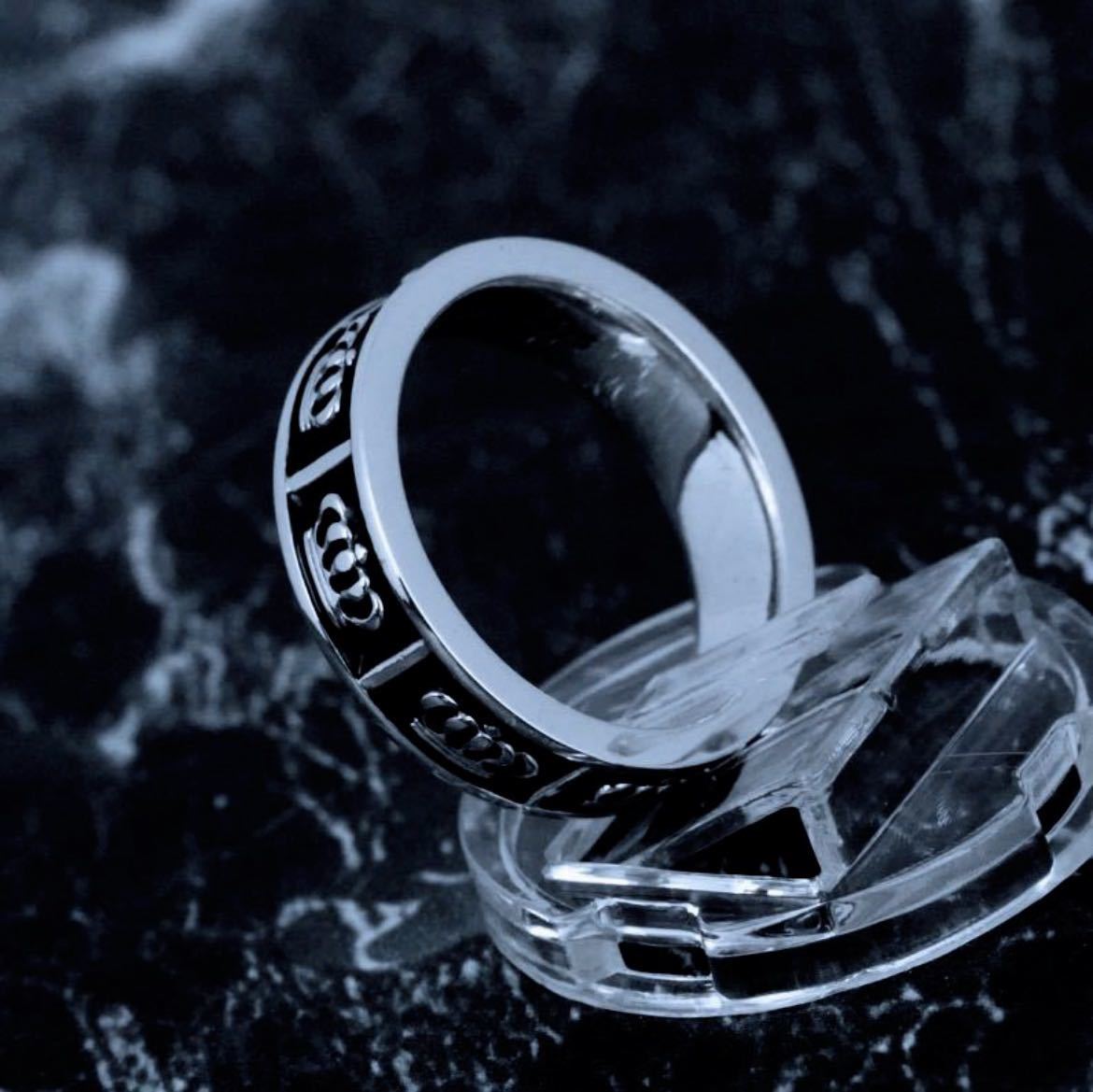  beautiful goods! Justin Davis SRJ695 OBSESSION ring 13 number Crown epoxy resin 