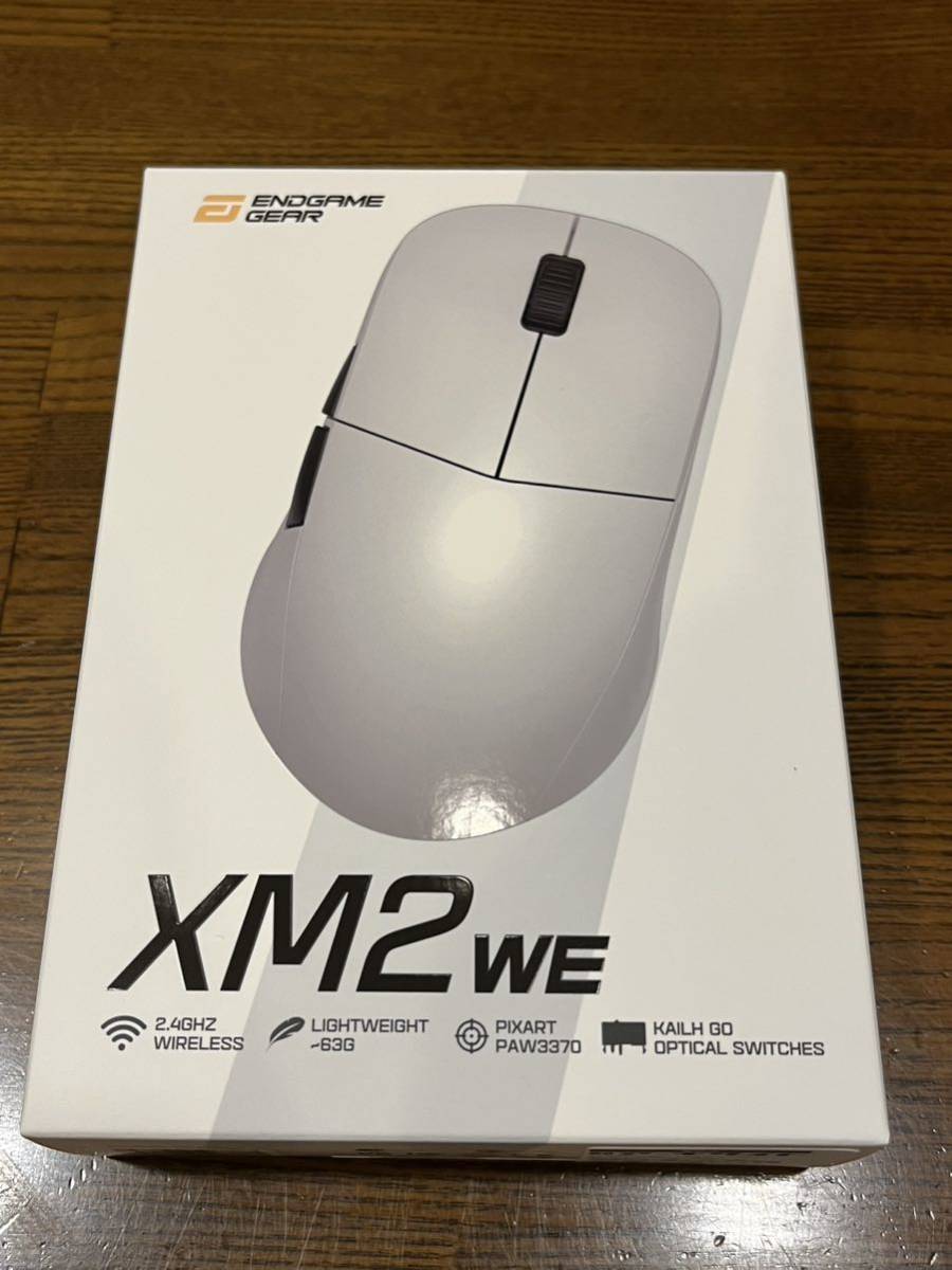 中古　ENDGAME GEAR XM2we Wireless Gaming Mouse White　エンド ゲーム ギア ワイヤレスマウス　ホワイト  ゲーミングマウス