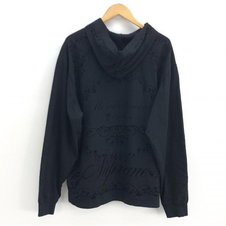 【中古】Supreme 23SS Celebre Hooded L/S Top パーカー M ブラック シュプリーム セレーブルフーディー[240010393748]