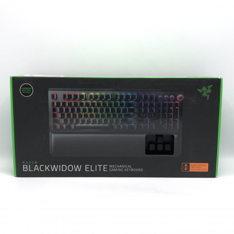 【中古】RAZER レイザー BlackWidow Elite JP Orange Switch RZ03-02622900-R3J1 ゲーミングキーボード[240010390005]