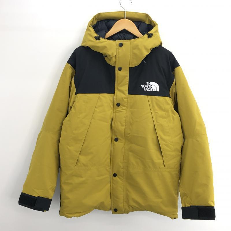 【中古】THE NORTH FACE マウンテンダウンジャケット L ND92237 ザ ノースフェイス MOUNTAIN DOWN JACKET ミネラルゴールド[240010401766]