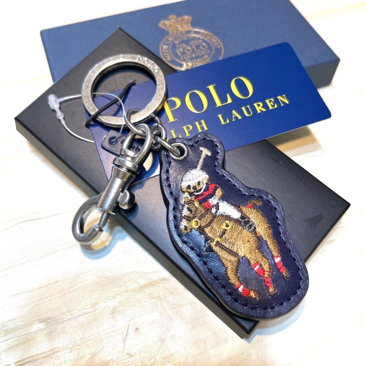 ポロ ラルフローレン バッグチャーム 新品 ポロベアー キーホルダー ゴルフ polo ギフト 最新 メンズ プレゼント ブランド 正規品 箱入り