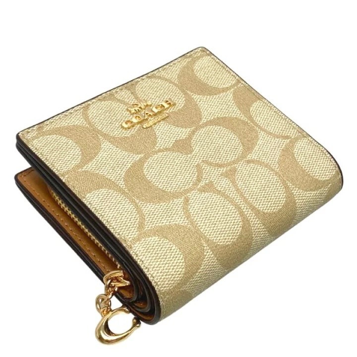 コーチ COACH レディース ミニ 財布 二つ折り/スナップ ウォレット