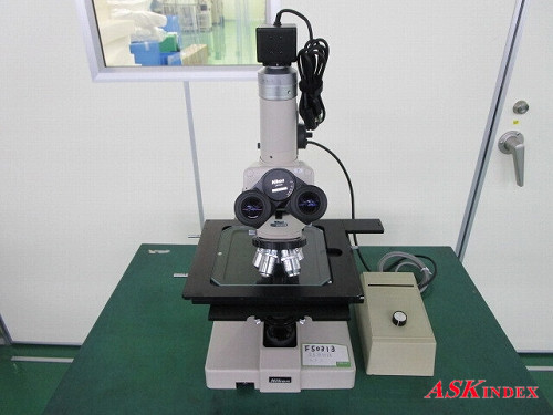 #* * free shipping [ control number F50313] Nikon metal microscope ( operation verification settled ) *#