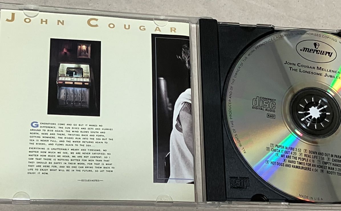 John Cougar Mellencamp / The Lonesome Jubilee ジョン・クーガー・メレンキャンプ / ロンサム・ジュビリー　米オリジナル盤　値下げ_画像3