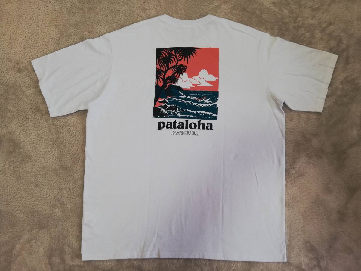 新品未使用！ パタゴニア ハワイ限定 ホノルル パタロハ レスポンシビリティー Tシャツ Lサイズ ホワイト 白 半袖 Patagonia  pataloha