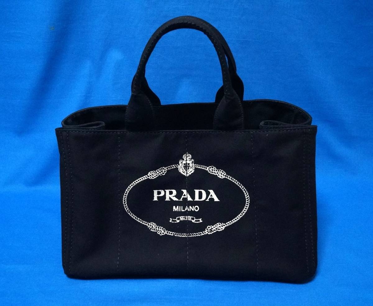 即発送可能】 □ほぼ未使用品□PRADA CANAPA カナパ ハンドバッグ