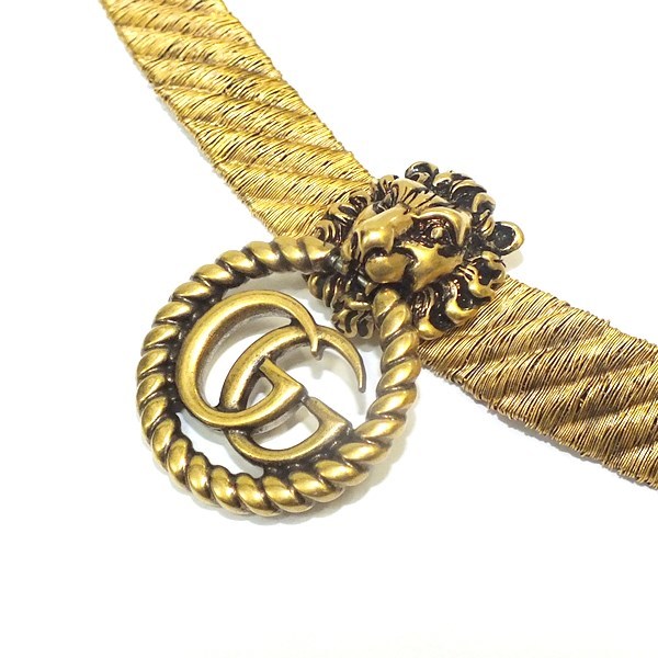 同梱不可】 GUCCI グッチ ライオンヘッド ブレスレット【送料無料