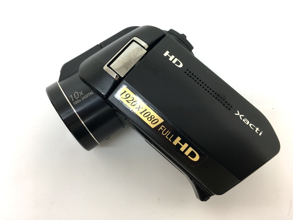 【予約】 ●【同梱不可】【60】中古品 ブラック　ザクティ デジカメ ハンディカメラ デジタルビデオカメラ DMX-HD1000 Xacti SANYO 三洋