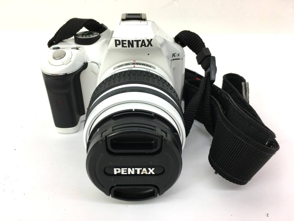 ●【同梱不可】【60】中古品 PENTAX ペンタックス K-x デジタル一眼カメラ 約1240万画素 ホワイト