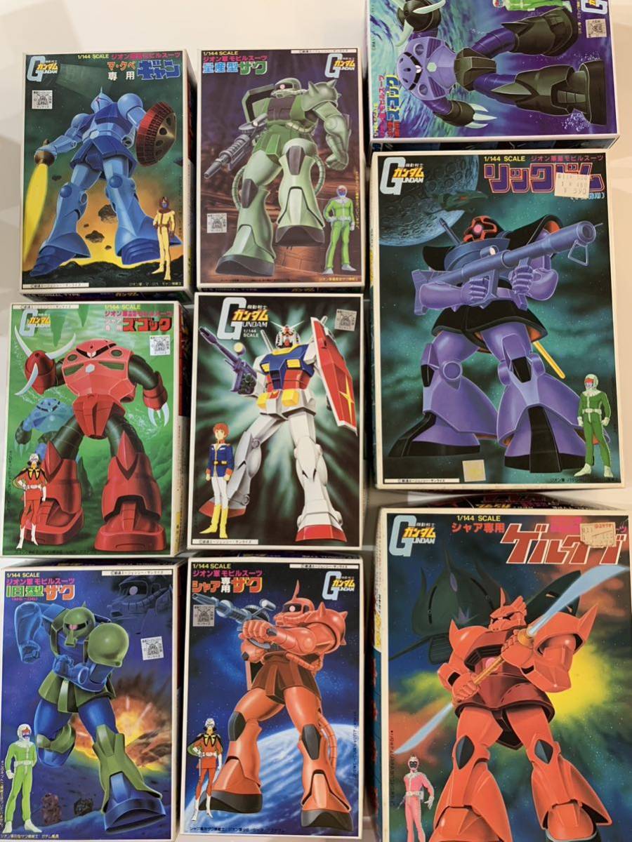 ガンダムプラモデル(ガンプラ) 9個セット 1/144 機動戦士ガンダム プラモデル ガンプラ 9個セット|Yahoo!フリマ