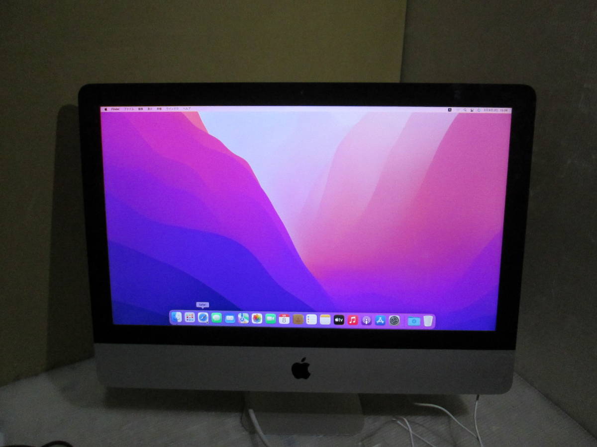 柔らかな質感の 美品☆Apple iMac 12.6.5/☆ Monterey 2.8GHz/HDD1.0TB