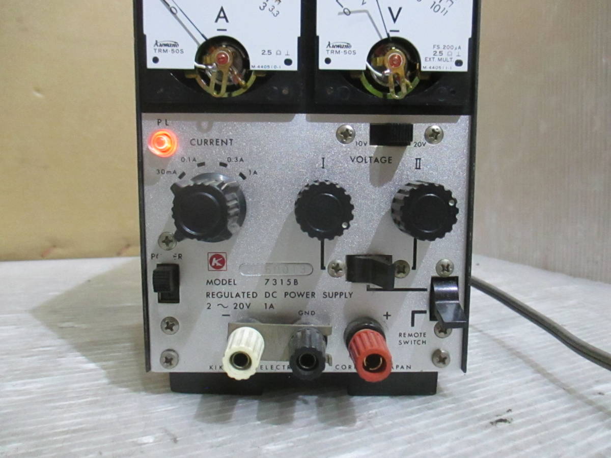 [AP3-2/K5831-1]*KIKUSUI direct current stabilizing supply 7315B*