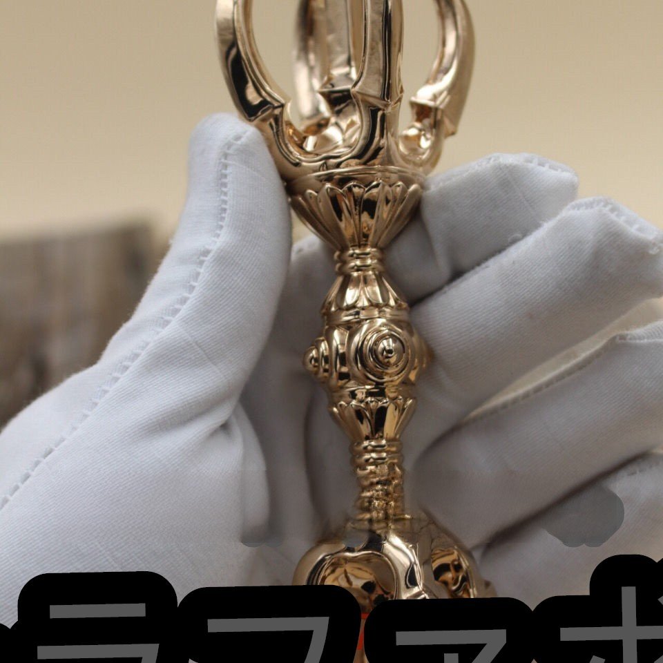 Bibian 比比昂- 金剛杵五鈷杵密教法具寺院仏具真言宗仏具銅製 Bibian 比比昂- 金剛杵五鈷杵密教法具寺院仏具真言宗仏具銅製