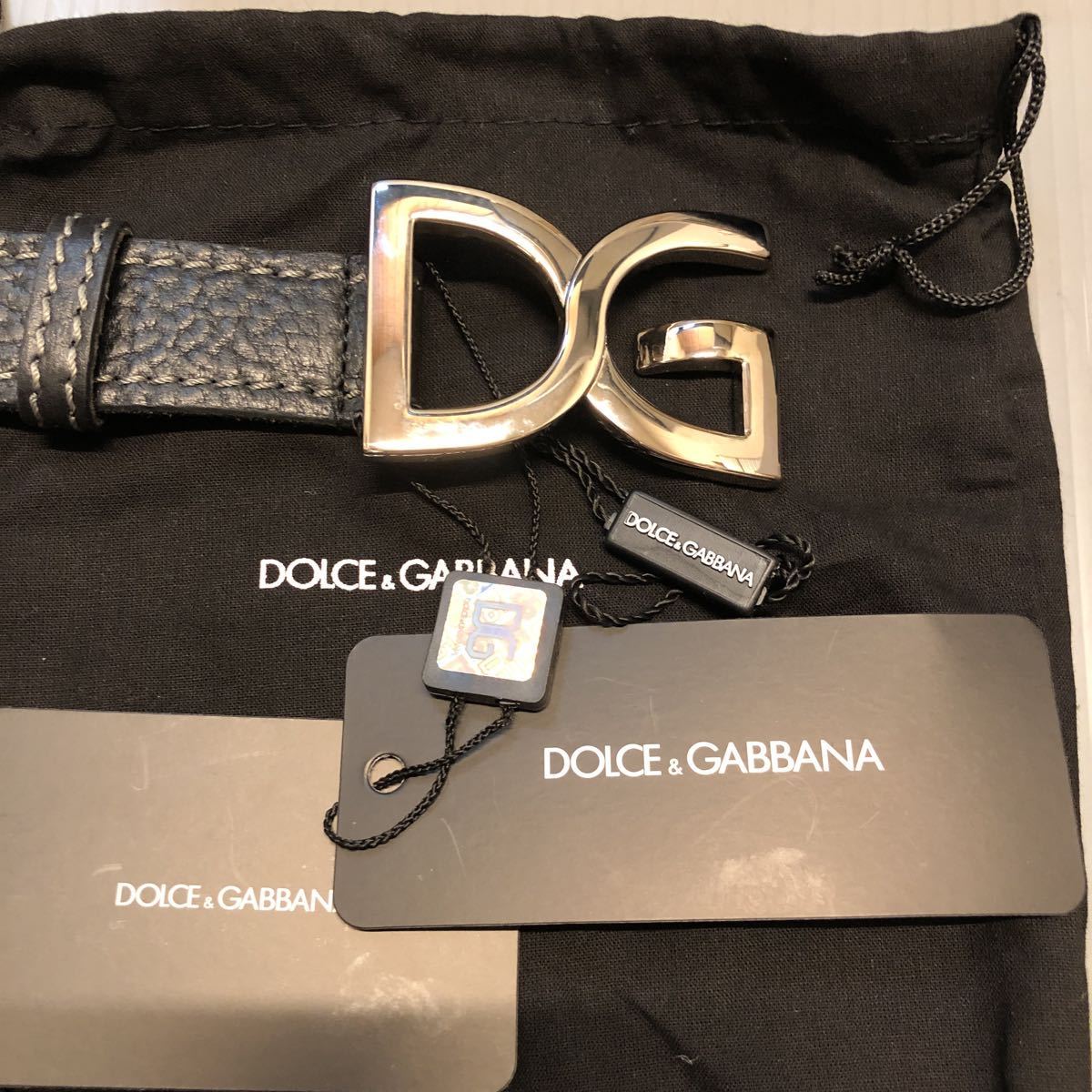 人気沸騰ブラドン ベルト DGバックル GABBANA & DOLCE 未使用