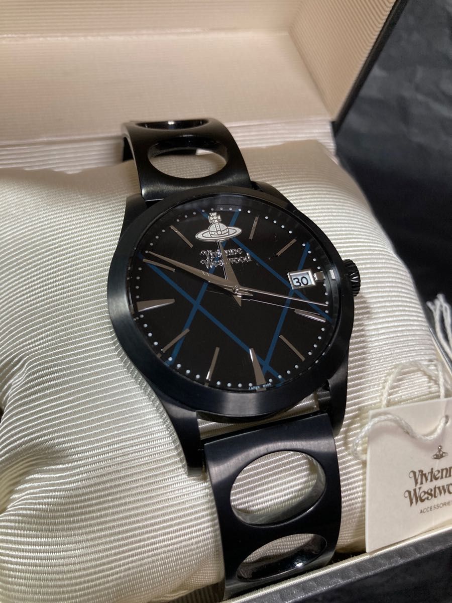 Vivienne Westwood VW23C1 腕時計 Vivienne Westwood メンズ 腕時計 アーガイル ブラック VW23C1