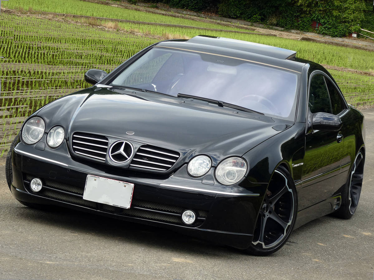 *CL500* black leather / sunroof /HID/ navi / after market custom /* vehicle inspection "shaken" MAX!!