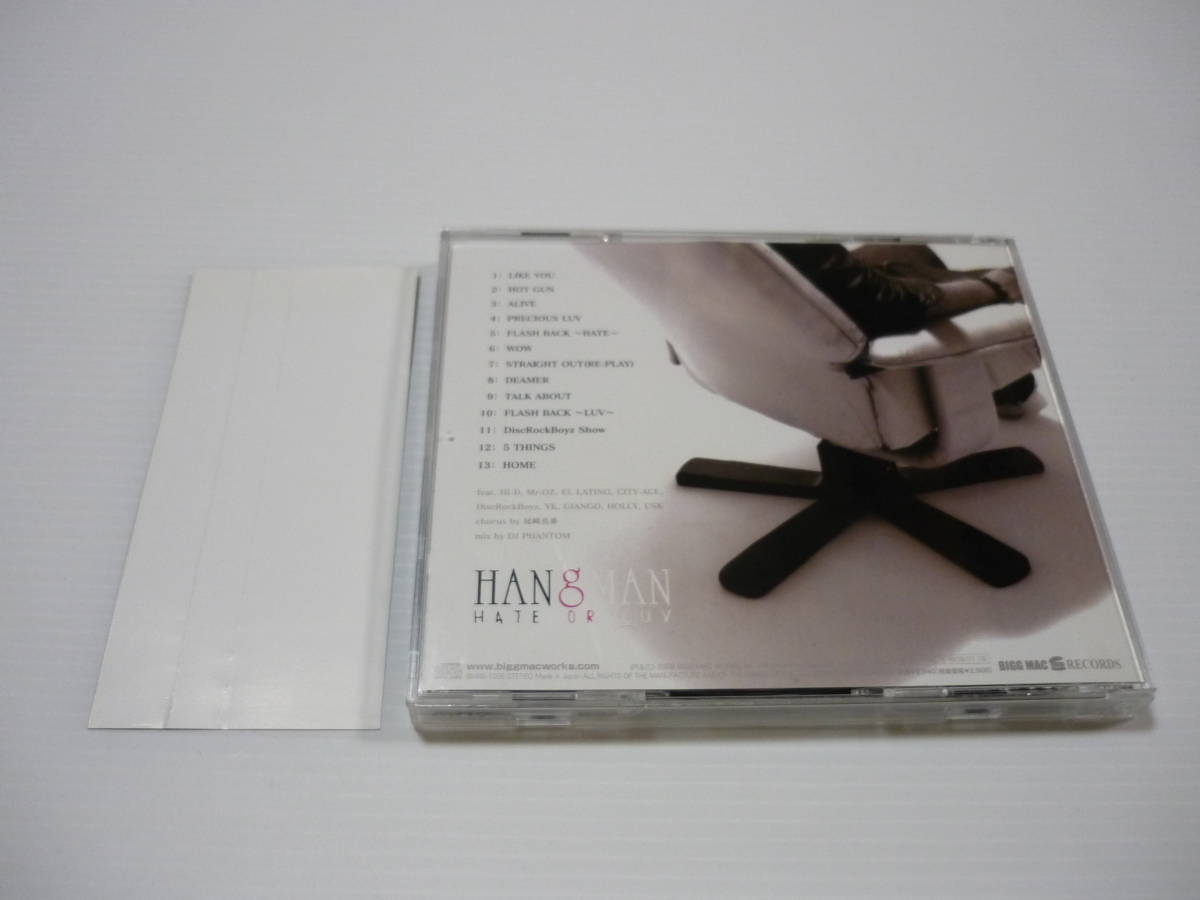 [管00]【送料無料】CD+DVD HANGMAN / HATE OR LUV 邦楽 ハングマン ヘイトオアラブ