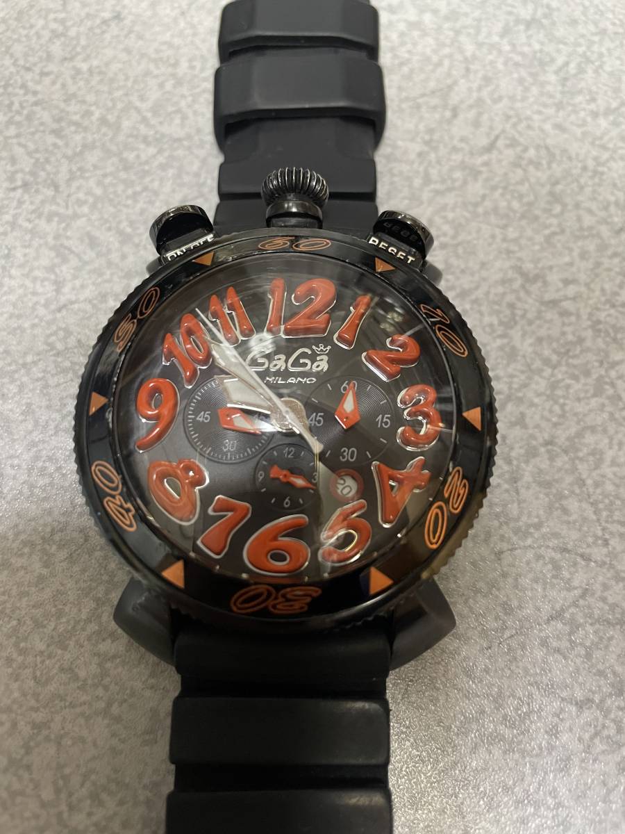 Gagamilano Chronograph 48 Orange x Black Operation подтверждена