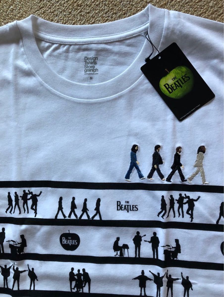 【グラニフ Beatles】ザ・ビートルズ コラボ Tシャツ M サイズ 新品