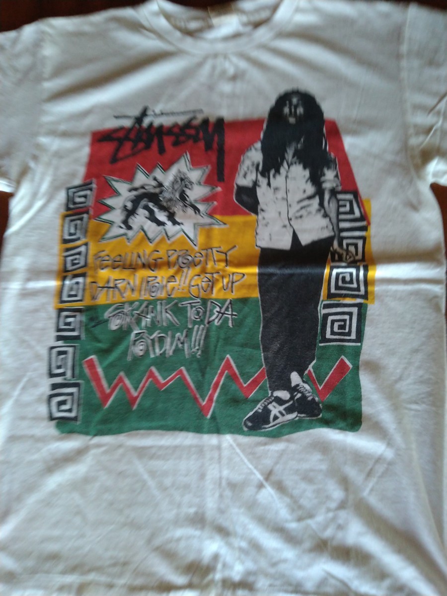 【即出荷】 80s 奇跡のデッドストック!社外タグ!新品未使用 STUSSY TEE MARLEY BOB Lサイズ 【即出荷】 80s 奇跡のデッドストック!社外タグ!新品未使用 STUSSY TEE MARLEY BOB Lサイズ