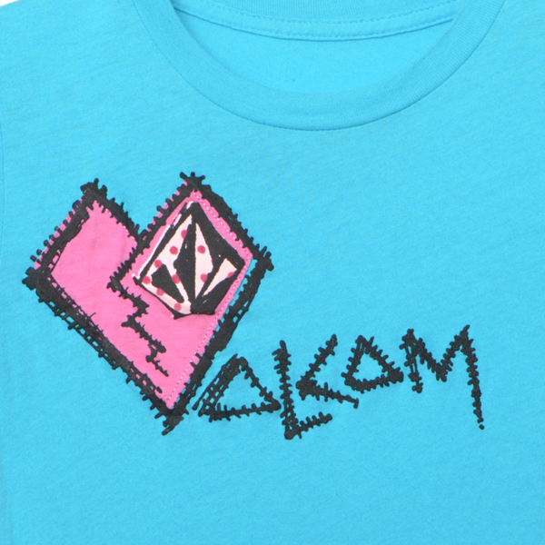 GS5593 ボルコム VOLCOM Tシャツ レディース M 肩34 メール xq_画像3