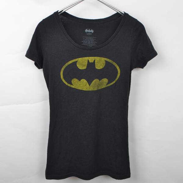 GS3054 バットマン BATMAN Tシャツ レディース L 肩36 メール便発送可 xq_画像1