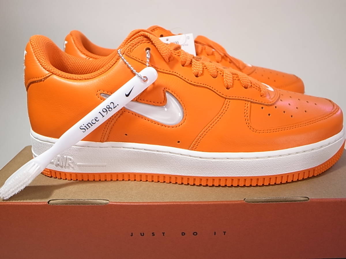 【送料無料 即決】NIKE AIR FORCE 1 LOW RETRO JEWEL COLOR OF THE MONTH復刻カラーCAROTENE オレンジ27cm US9 新品FJ1044-800エアフォース_画像2