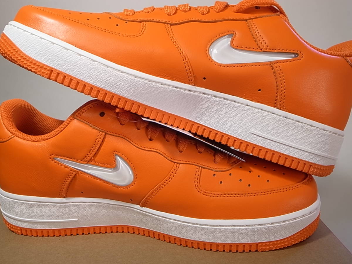 【送料無料 即決】NIKE AIR FORCE 1 LOW RETRO JEWEL COLOR OF THE MONTH復刻カラーCAROTENE オレンジ27cm US9 新品FJ1044-800エアフォース_画像5