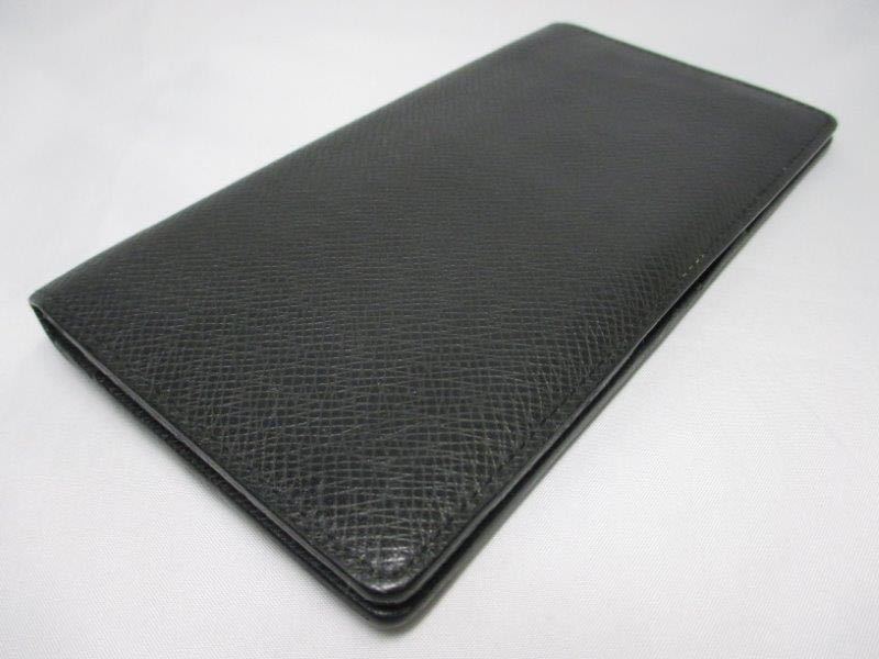 ルイヴィトン タイガ 札入れ 長財布 黒 アルドワーズ カード入れ 中古