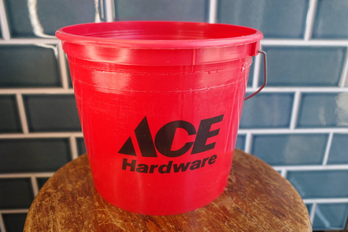 新品　ACE　Hardware　エース　バケツ　５QT アメリカ製　USA ホームセンター　工業系　ワーク　DIY ガレージ　ガーデニング_画像1