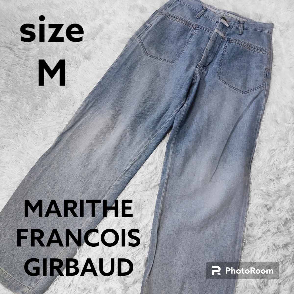 マリテフランソワジルボー 90s ウォッシュ加工デニムパンツ ジーンズ Marithe + Francois Girbaud