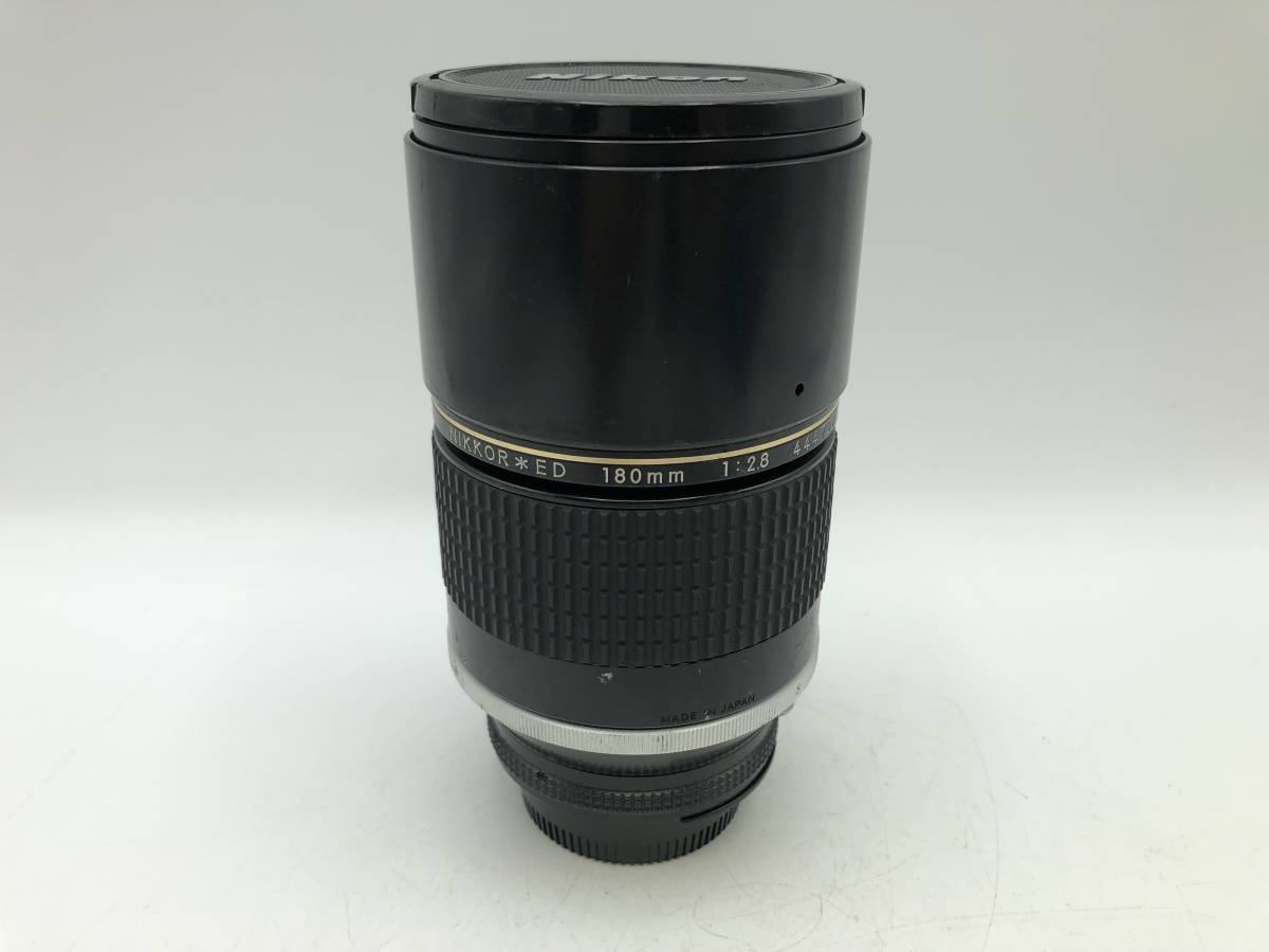 良品】Nikon / ニコンNIKKOR*ED 180mm 1:2.8 防湿庫保管【TRD011